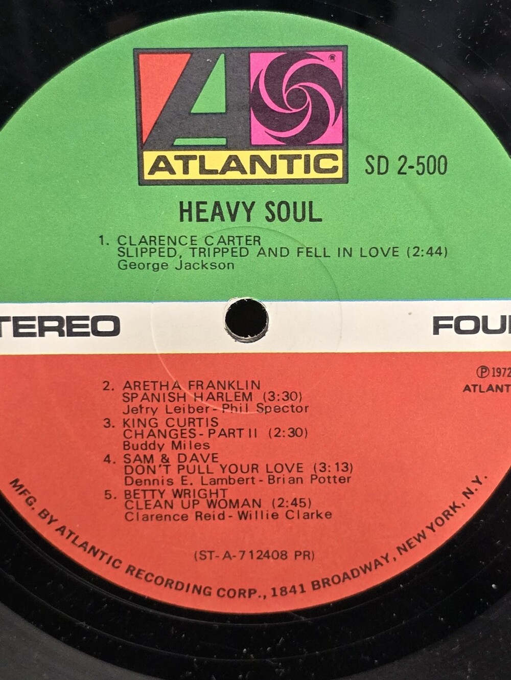 HEAVY SOUL various artists 1972 2x Vinyl LP Compilation Atlantic SD 2-500 Funk - Picture 13 of 13
